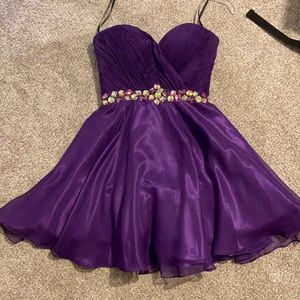 Purple dress